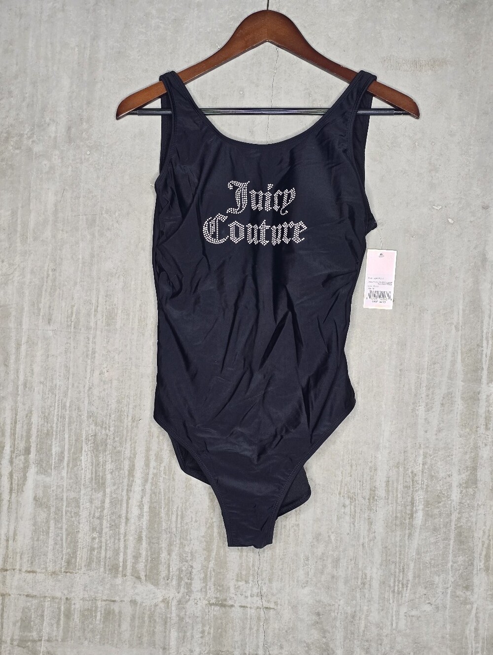 Juicy Couture Black One Piece Swimsuit Size M